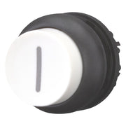 Eaton - Frontelement für Drucktaster Drucktaste M22S-DRH-W-X1 hoch,ws,rast.,blanko