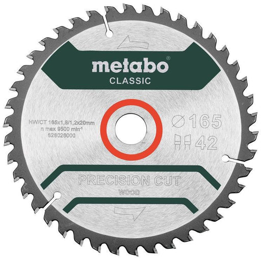Metabowerke - Kreissägeblatt PrecisionCutClassic 628026000 42WZ 5 Grad