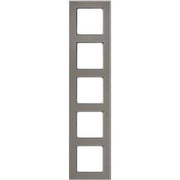 Peha - Abdeckrahmen Rahmen 5-fach D 20.675.242.702 Glaseffekt stein-alu