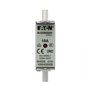 Eaton - Messersicherung Sicherungseinsatz Nieders. NH FUSE 10#10NHG000B 10A AC 500V 120kA − 3 Stück