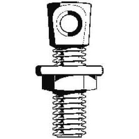 Niedax - Drahtseilabhängung Adapter M6 GAADT-M6 − 10 Stück