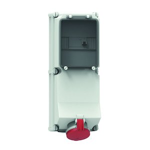 Bals Elektrotech - CEE-Steckdose abschaltbar, abgesichert (IEC 60309) Wandsteckdose abgesichert 15162 63A 5p 400V 6h IP44
