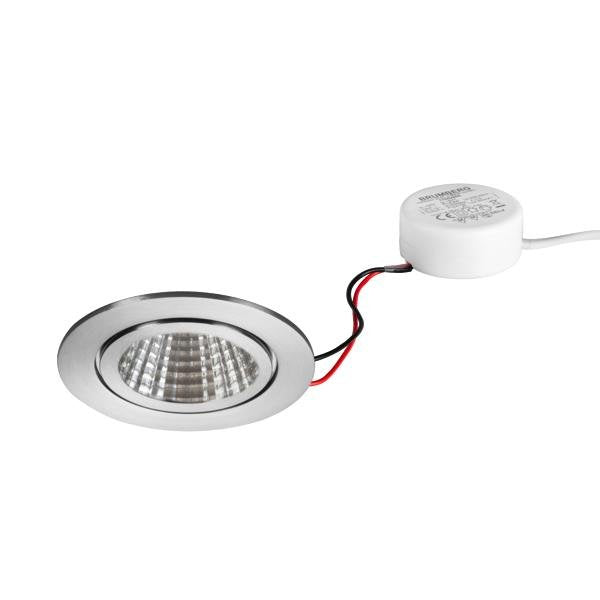 Brumberg Leuchten - Downlight/Strahler/Flutlicht LED-Einbaustrahler 40375423 3000K edelst. dimm