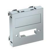 OBO Bettermann - Einsatz/Abdeckung für Kommunikationstechnik Multimediaträger DVI MTG-DV O AL1 45x45mm alu lackiert
