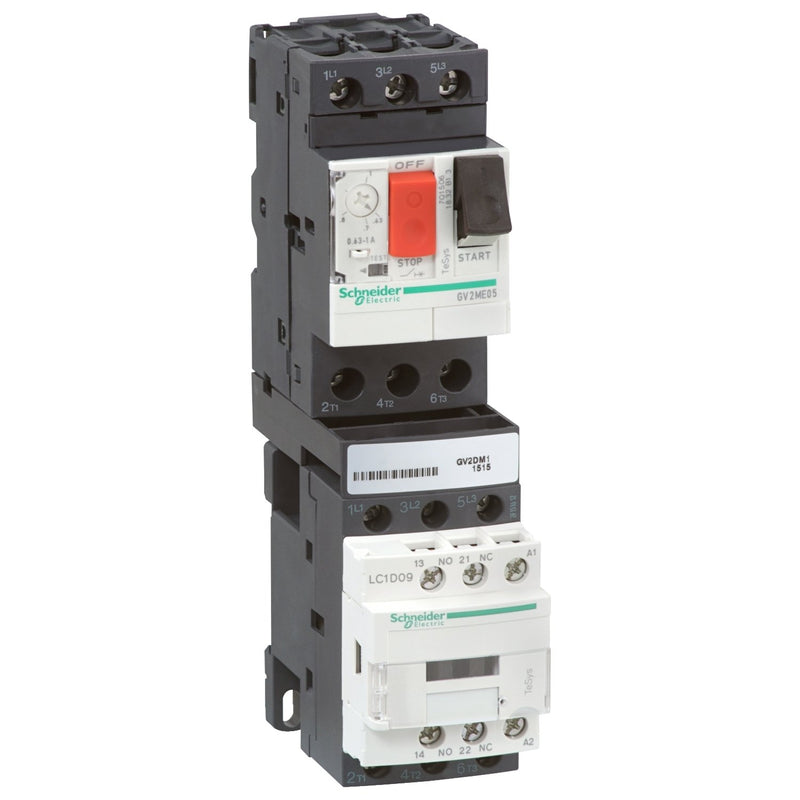 Schneider Electric - Motorstarter/Motorstarterkombination Direktstarter GV2DM114BD 4kW/415V AC3, 24V DC