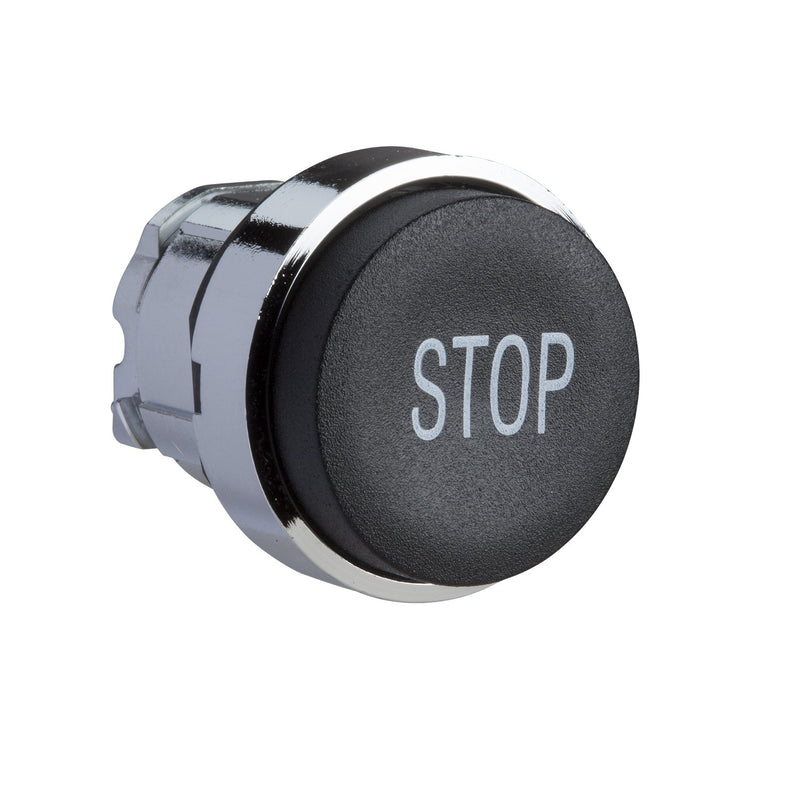 Schneider Electric - Frontelement für Drucktaster Frontelement, schwarz ZB4BL234 f. Drucktaster D22mm