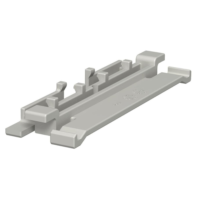 OBO Bettermann - Kabelhalteklammer für Leitungsführungskanal Oberteilklammer 2370 110 PVC,grau − 20 Stück