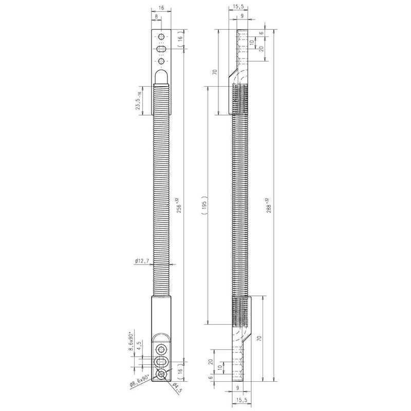 Assa Abloy effeff - Netzanschlussleitung Kabelübergang 10312-11-----00 Gehäuse