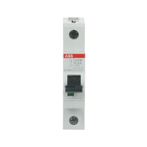 ABB Stotz S&J - Leitungsschutzschalter Sicherungsautomat S201M-K4 10kA 4A K 1p