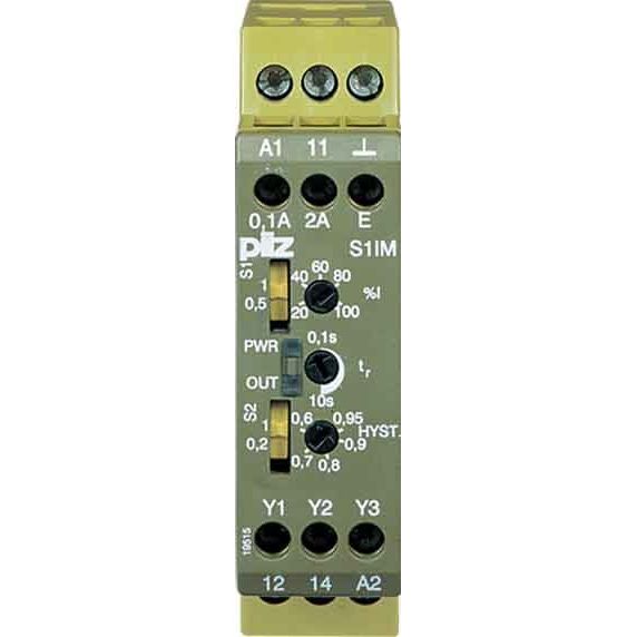 Pilz - Stromüberwachungsgerät Stromüberwachungsrelais S1IM #828035 24VDC IM 0.01-15A UP