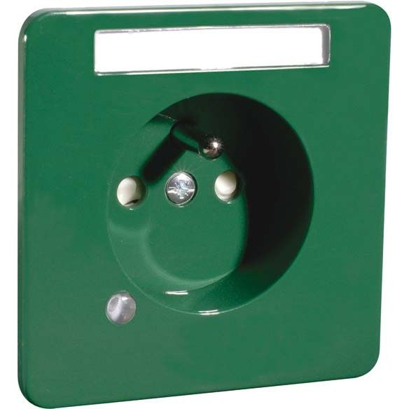 Peha - Schalter-/Steckdosenkombination Export-Steckdose gn B80.6571.42LED/4NASI 10/16A 250V 2-pol