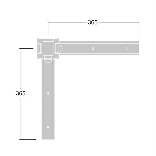 Thorn - Mechanisches Zubehör/Ersatzteile für Leuchten Anschluss CONTUS T-VL1 BK schwarz