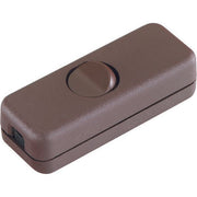 Bachmann - Schnurschalter/-dimmer Schnur-Zwischenschalter 924.038 braun