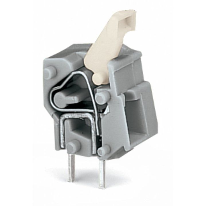 WAGO - Leiterplattenklemme Anreihbare Leiterplattenk. 257-752 Drücker,2,5mm²,dgr − 100 Stück