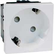 Peha - Schalter-/Steckdosenkombination SCHUKO-Steckdose 1-fach ws D 6211.02 EMS SI WI 16A 250V 2-pol.45G