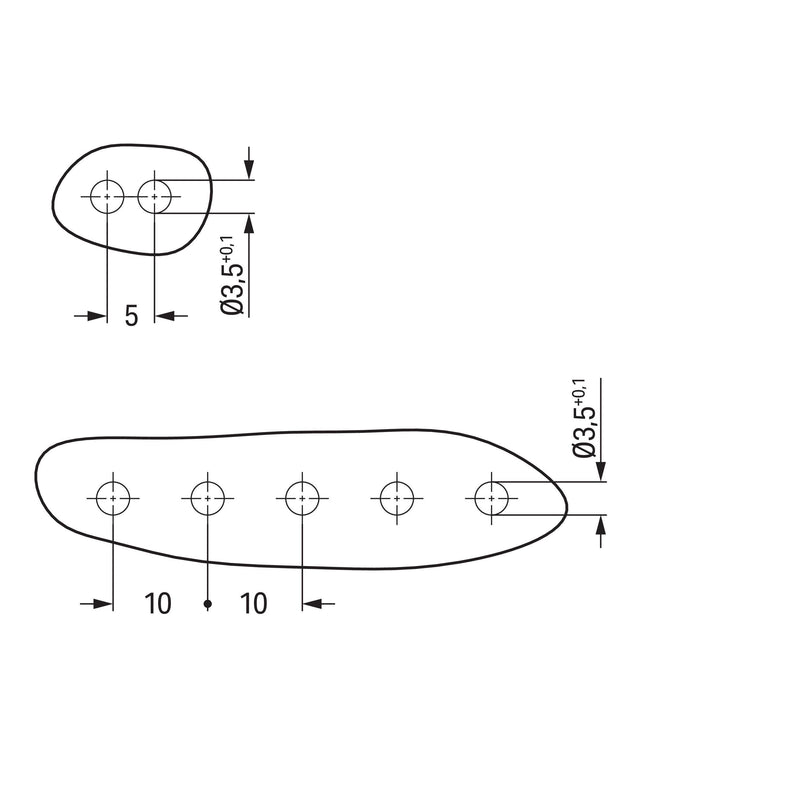 WAGO - Ein- und mehrpolige Klemmenleiste 1-Leiter-Stiftleiste 2092-1524/020-000 CAGECLAMP,2,5mm²,lgr − 100 Stück