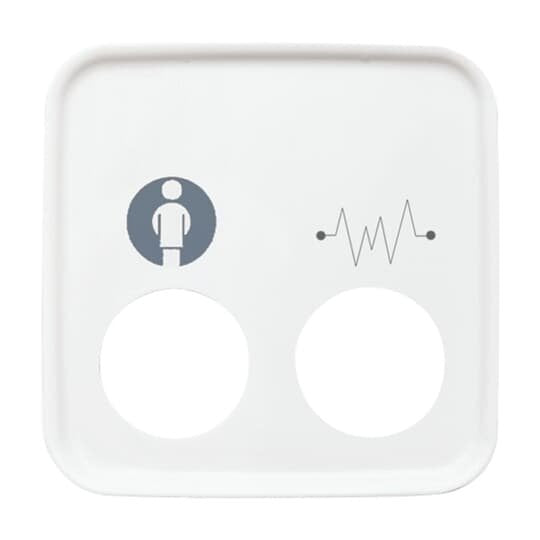 Busch-Jaeger - Zentralelement Klinikinstallation Zentralscheibe aws 2548-020 E-214 Diagnostik-/Steckkon
