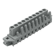 WAGO - Leiterplattensteckverbinder THT-Federleiste gerade 232-140/031-000 Rastermaß 5mm,grau − 25 Stück