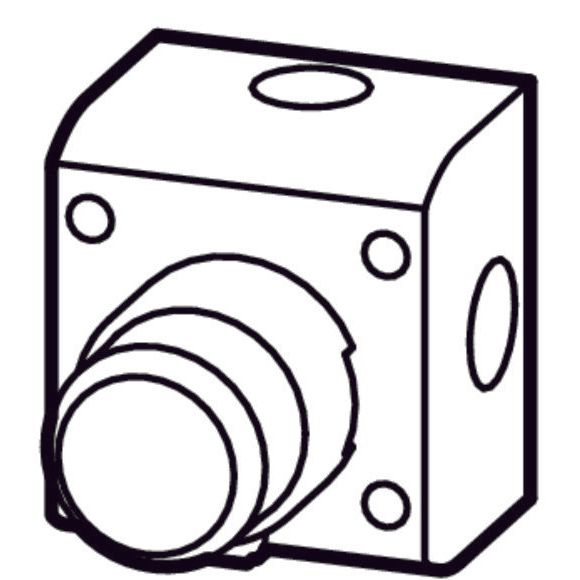 Eaton - Wahlschalter, Komplettgerät PV-Feuerwehrschalter M22-SOL-PVLPL11-230Q 1S 1Ö rot  − 1 Stück