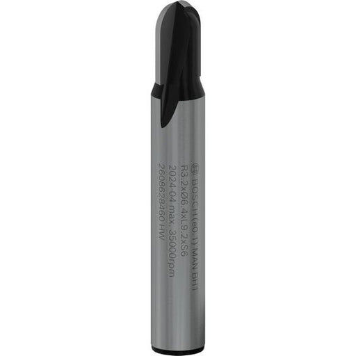 Bosch - Fräser PRO Hohlkehlfräser, R 2608628460 3,2, Schaft 6 mm