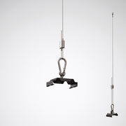Trilux - Mechanisches Zubehör/Ersatzteile für Leuchten Seilabhängung A01DSXD/5000 078 05 schwarz
