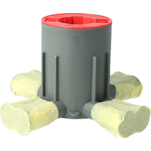 Kaiser - Dose, Gehäuse für Montage in der Wand/Decke Zentral-Deckendose,Betonau AT1036 f. System-Haftmagnet