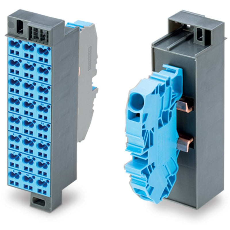 WAGO - Feldbus, Dez. Peripherie - Kommunikations-Modul PotentialblockAufdruck1-24 726-631 dunkelgrau