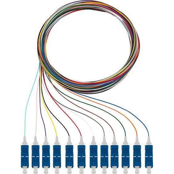 Rutenbeck - LWL-Pigtail Pigtails 12xSC OS2 2m OS2, 2m