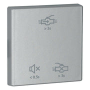 Eaton - Abdeckung/Bedienelement für Installationsschalterprogramme Wippe 1-fach CWIZ-01/h3 Silber matt