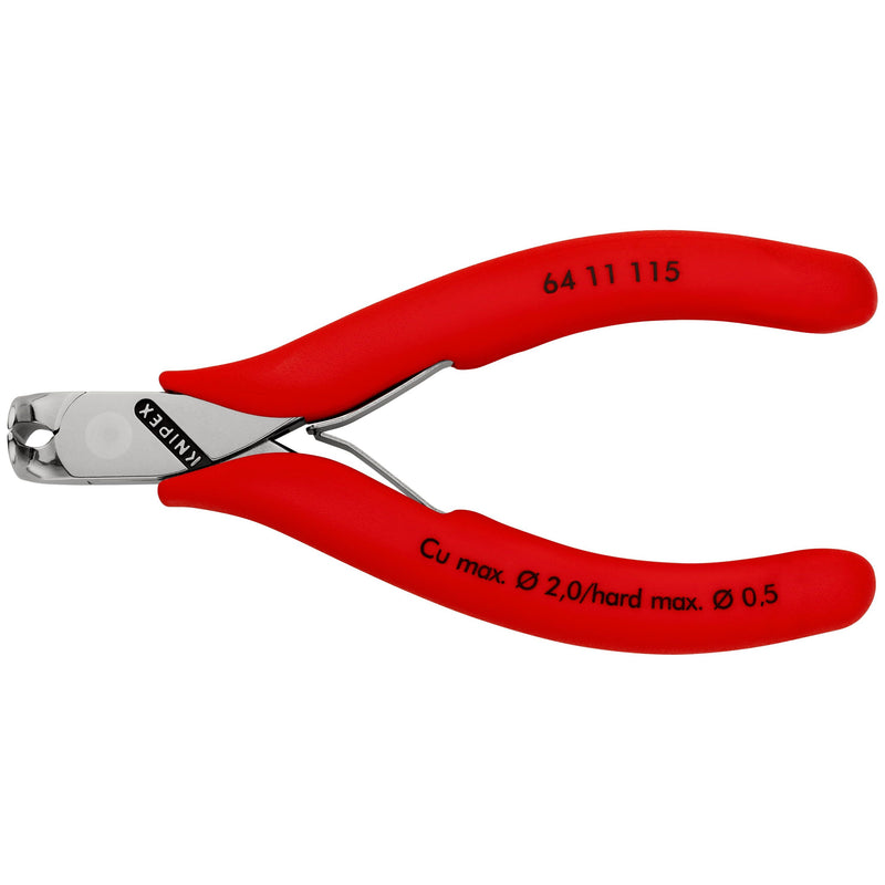 Knipex - Vornschneider Elektronik-Vornschneider 64 11 115 spiegelpoliert,115mm
