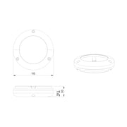 BEG Brück Electronic - Zubehör/Ersatzteile für Bewegungsmelder Ersatzring 92581