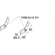 Niedax - Verbinder für Kabeltragsystem GFK-Gelenkverbinder KKGV 50 (1Paar)