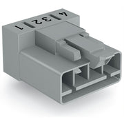 WAGO - Leiterplattensteckverbinder Stecker für Leiterplatten 890-854/011-000 4-polig,grau − 50 Stück