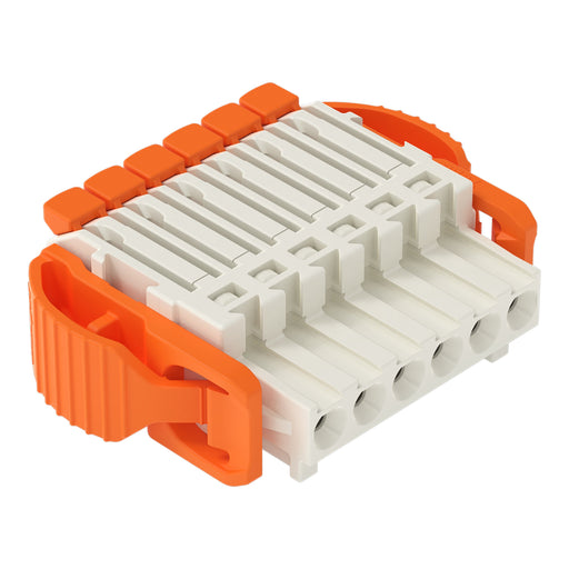 WAGO - Kabelsteckverbinder für Leiterplattensteckverbinder 1-Leiter-Federleiste,Hebel 2734-1106/038-000 PushinCAGECLAMP,lgr − 50 Stück