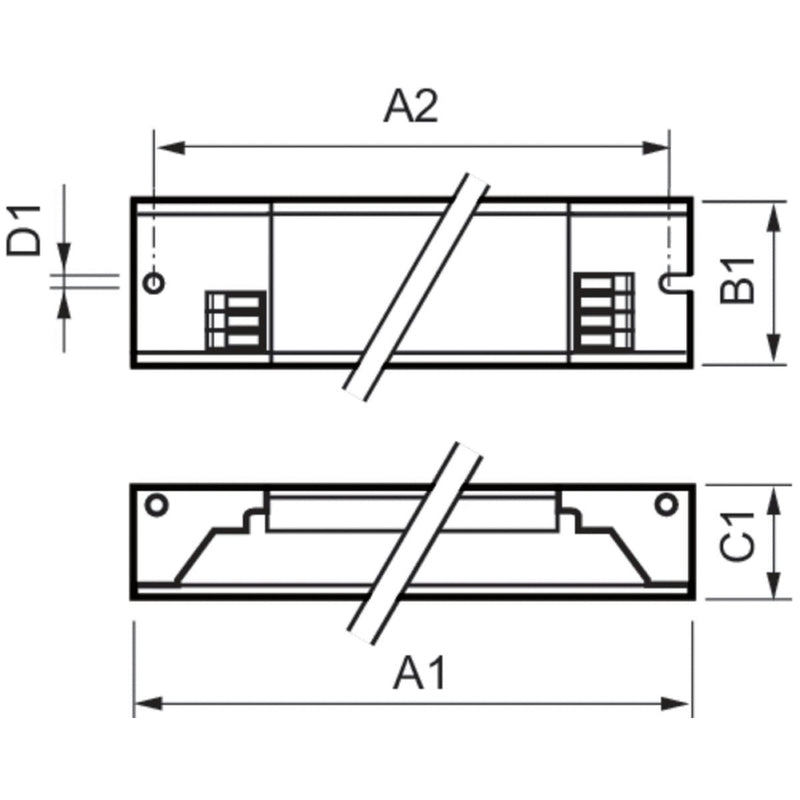 Philips Lighting - Vorschaltgerät EVG HF-S 3/4 18 TL-D II 220-240V/50-60Hz