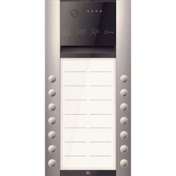 TCS Tür Control - Türstation für Türkommunikation Video-Außenstation AVA620214-0010 14 Klingelta. (R/L)