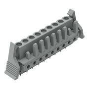 WAGO - Leiterplattensteckverbinder THT-Federleiste gerade 232-139/039-000 Rastermaß 5mm,grau − 25 Stück