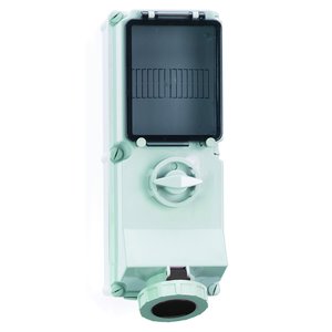Bals Elektrotech - CEE-Steckdose abschaltbar, abgesichert (IEC 60309) Wandsteckdose abschaltbar 17341 abgesichert 32A 4p