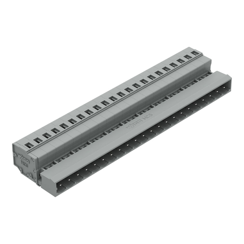 WAGO - Kabelsteckverbinder für Leiterplattensteckverbinder 1-Leiter-Stiftleiste 231-622/018-000 CAGECLAMP,2,5mm²,gr − 10 Stück