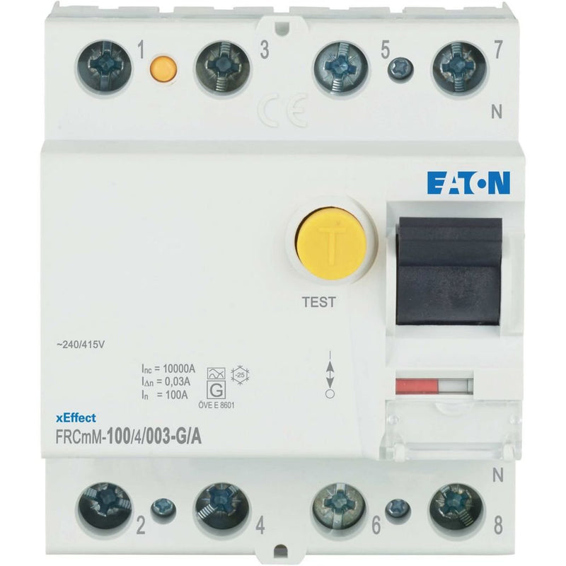 Eaton - Fehlerstrom-Schutzschalter FI-Schalter FRCMM-100/4/003-G/A 100A 30mA 4polig