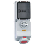Bals Elektrotech - CEE-Steckdose abschaltbar, abgesichert (IEC 60309) Wandsteckdose abschaltbar 17001 verriegelt abgesich
