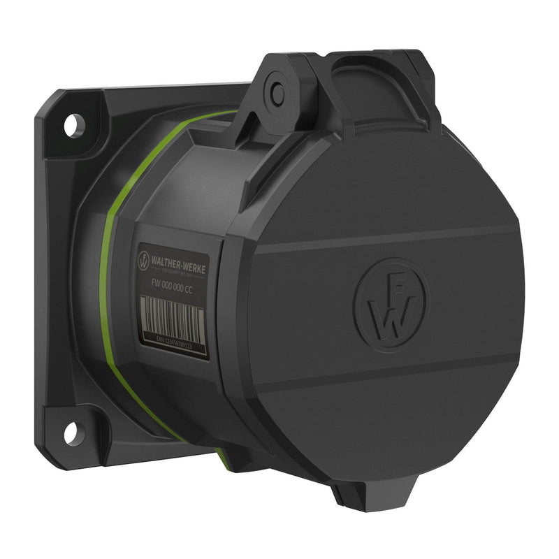 Walther Werke - CEE-Anbausteckdose (IEC 60309) CEE NEO Anbaudose FW431510CC gerade 32A 5P 10h