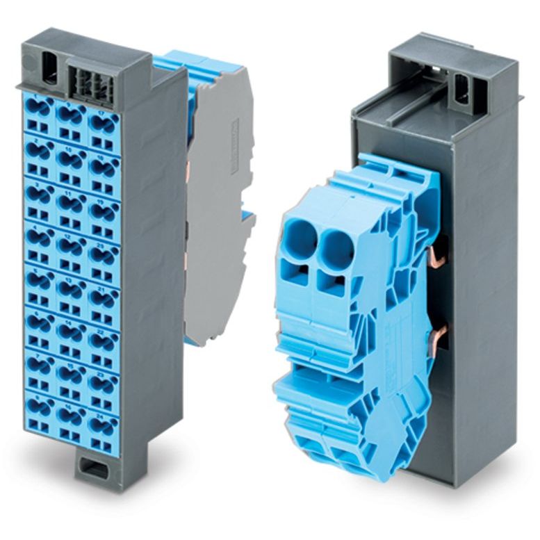WAGO GmbH & Co. KG - Feldbus, Dez. Peripherie - Kommunikations-Modul PotentialblockAufdruck1-24 726-632 dunkelgrau
