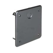 Kaiser - Deckel für Dose/Gehäuse für Montage in der Wand/Decke Abschluss-Schraubdeckel 9909.02 S 130x130x3,5mm sw