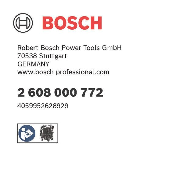 Bosch - Zubehör/Ersatzteile für Bodenpflege 3,2-m-Schlauch 2608000772 (antistatisch) 3325