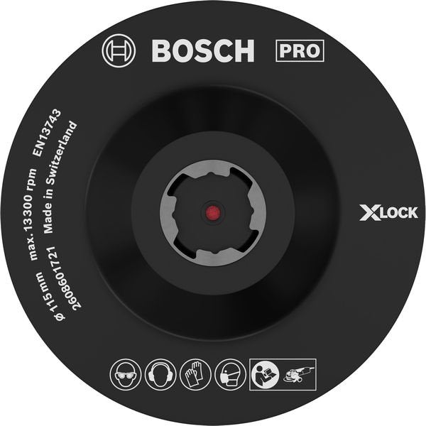 Bosch - Stützteller für Schleifwerkzeug PRO Stützteller X-Lock, 2608601721 115 mm