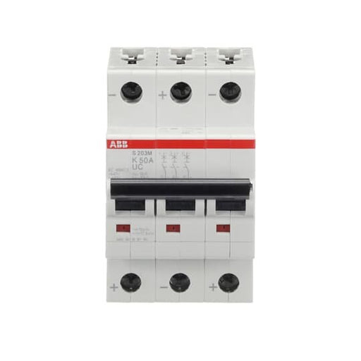 ABB Stotz S&J - Leitungsschutzschalter Sicherungsautomat S203M-K50UC 10 kA, 50 A, 3P