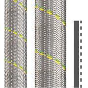 Flexa - Metall-Schutzschlauch Kunststoffschlauch K-EDU AD17 12x17mm m.Stahldrahtumflech. − 50 Meter