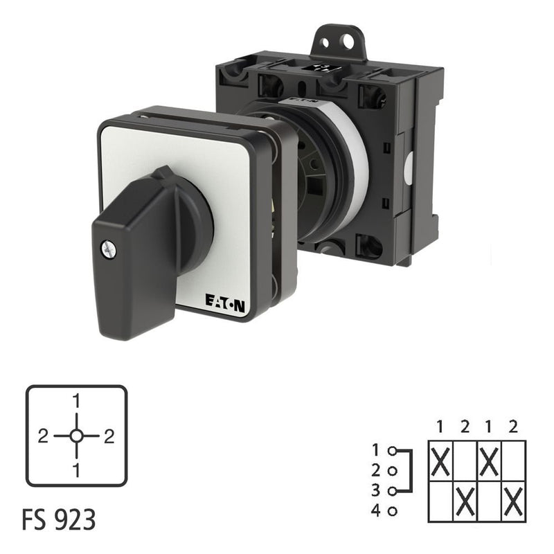Eaton - Lastschalter Wechselschalter T3 32A T3-1-15111/Z Zwischenbau rastend