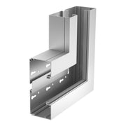 Rehau - Flachwinkel für Geräteeinbaukanal SIGNA STYLE Flachwinkel BRA FW70170i EL innen 70x170 elox